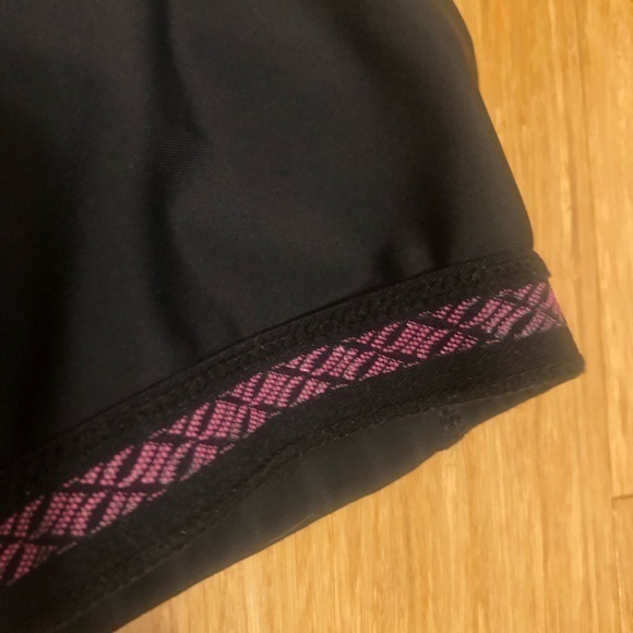 Women’s Santic padded 3/4 cycling‎ pants Small Black and purple bicycle riding - Picture 12 of 13